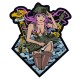 Brand Element 'Anime Girl' Pink, The “Anime Girl” PVC patch combines vibrant anime-inspired aesthetics with a bold tactical style