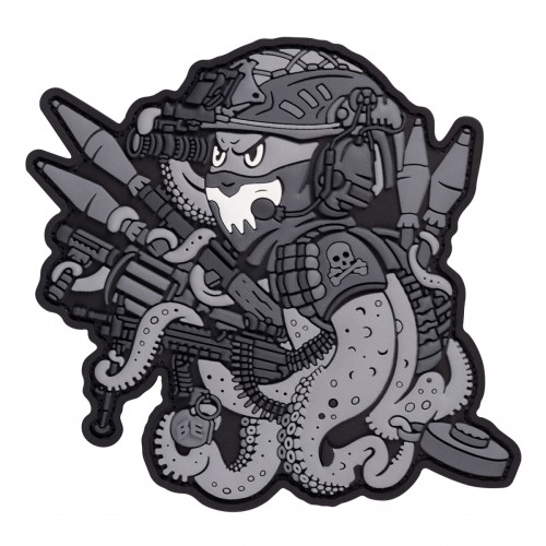 Brand Element Night Octopus Patch, The limited-edition “Night Octopus” PVC patch by Brand Element is inspired by the adaptability, precision, and professionalism of special operations units that carry out missions under the cover of night
