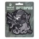 Brand Element Night Octopus Patch, The limited-edition “Night Octopus” PVC patch by Brand Element is inspired by the adaptability, precision, and professionalism of special operations units that carry out missions under the cover of night