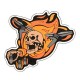 Brand Element Skull-Drone Patch, The “Skull-Drone” PVC chevron is a bold tactical patch inspired by the fearless spirit and precision of modern drone units defending Ukraine