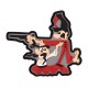 Brand Element 'Two Cossacks with a cannon' Patch, Bring legendary Ukrainian spirit to your gear with the “Two Cossacks with a Cannon” PVC chevron