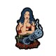 Brand Element 'Kiss of death' patch, The “Kiss of Death” PVC patch blends classic pin-up aesthetics with bold military symbolism