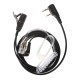 Baofeng Air Tube Headphones (Kenwood), This classic 'secret-service' style headset is great for the covert use of a radio, it also has a Mic with  a PTT button built in