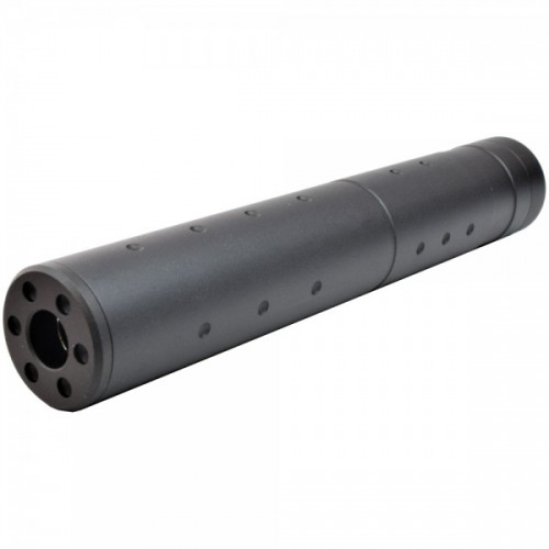 BIG DRAGON SILENCER 190mm BLACK, The BIG DRAGON Silencer Black is a lightweight, all-aluminum suppressor-style accessory designed to add a clean, tactical finish to compatible setups