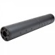 BIG DRAGON SILENCER 190mm BLACK, The BIG DRAGON Silencer Black is a lightweight, all-aluminum suppressor-style accessory designed to add a clean, tactical finish to compatible setups