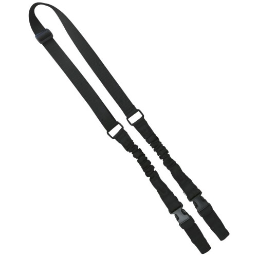 Kombat UK 2-Point Bungee Sling (Black), A rifle sling is a critical piece of equipment - you need to be able to trust your prized airsoft replica to it, and know that it will hold it