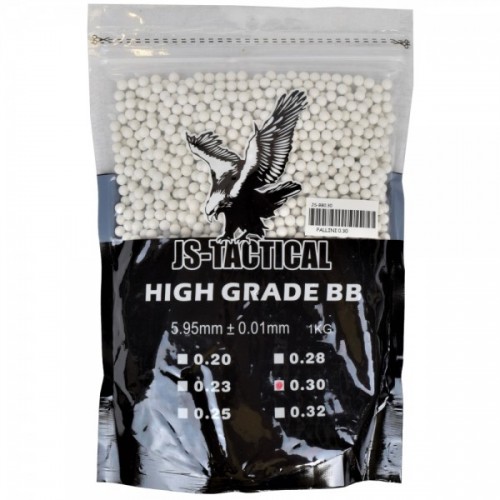 JS Tactical 0.30g BB's (1kg), You won't get far without ammo