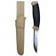 Companion Desert (Stainless Steel) Khaki (13166), Precision Swedish Steel Meets Unmatched Comfort for Camping and Outdoor Work