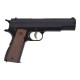 HFC 1911 SPRING PISTOL BLACK, Classic Military Style Meets Effortless Target Fun