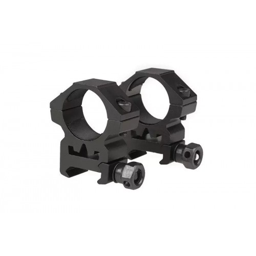 25.4mm Scope Rings (Low) 25.4mm Scope Rings (Low), The 25mm Two-Piece Optics Mount by Theta Optics provides a compact and stable solution for attaching optical sights to ASG replicas
