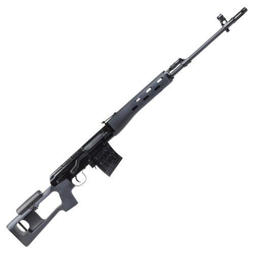 AK DRAGUNOV SVD (SPRING), Dominate the battlefield with the electric SVD — a meticulously engineered airsoft rifle that perfectly blends rugged metal construction with lightweight polymer for exceptional durability, realistic handling, and razor-sharp pre