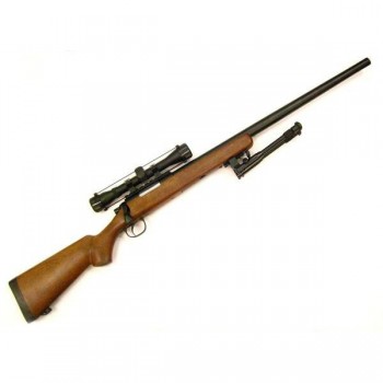 Well MB-03 (VSR-10) Sniper Set (Scope & Bipod) wood 