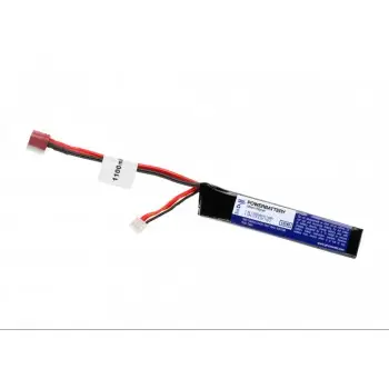LiPo 7.4V 1100mAh 20C Stick (Deans)