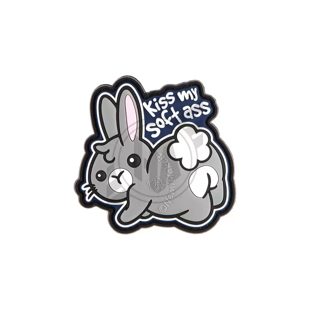 Bunny Kiss My Soft Ass Patch  FREE Delivery over €50 (ROI)