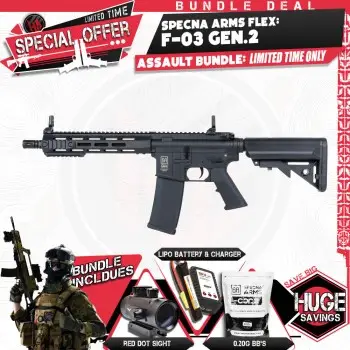 ASSAULT BUNDLE: FLEX F-03 M4 M-LOK (X-ASR) (BK) Gen.2 