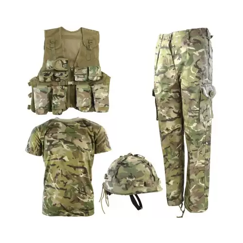 Kids British Army DPM Camo Combat Jacket - Free Delivery