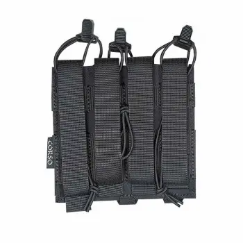 Triple MP5/MP7 Dagger Laser Magazine Pouch- Black 