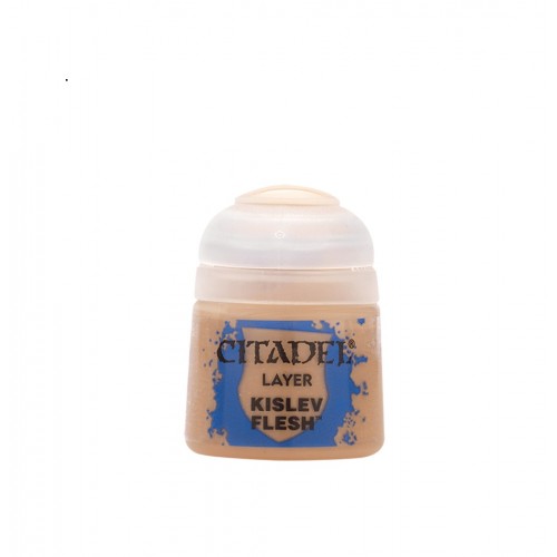 CITADEL PAINT - KISLEV FLESH (12ML), Bring a smooth pale peach finish and brilliant highlights to your miniatures