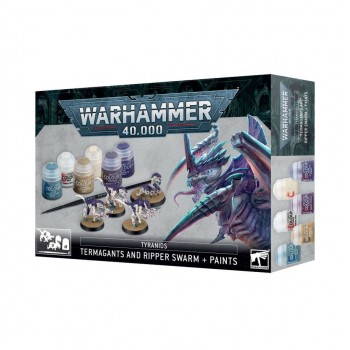 Warhammer 40,000 Tyranids Termagants And Ripper Swarm & Paints