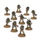 Warhammer 40,000 - Astra Militarum Cadian Shock Troops Warhammer 40,000 - Astra Militarum Cadian Shock Troops, Born soldiers, the Shock Troops of Cadia are trained for military service from the moment they can hold a rifle