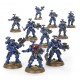 PRIMARIS INFILTRATORS, Clad in lightweight Mk X Phobos-pattern armor, these fast-moving vanguard specialists excel at covert operations, field intelligence, and disrupting enemy command structures