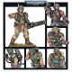 Warhammer 40,000 - Astra Militarum Cadian Shock Troops Warhammer 40,000 - Astra Militarum Cadian Shock Troops, Born soldiers, the Shock Troops of Cadia are trained for military service from the moment they can hold a rifle