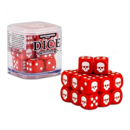 Warhammer Citadel 12mm Dice Set (Red) Warhammer Citadel 12mm Dice Set (Red), This product is an official set of 20 high-quality, 12mm six-sided dice designed specifically for use in Warhammer games