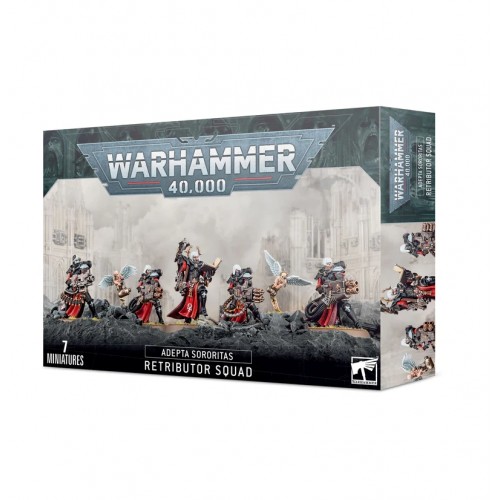 Warhammer 40,000 - Adeptus Sororitas Retributor Squad Warhammer 40,000 - Adeptus Sororitas Retributor Squad, Retributor Squads are composed of the most level-headed and determined sisters, who possess the skill and precision required to serve as the finest sharpshooters within their Order