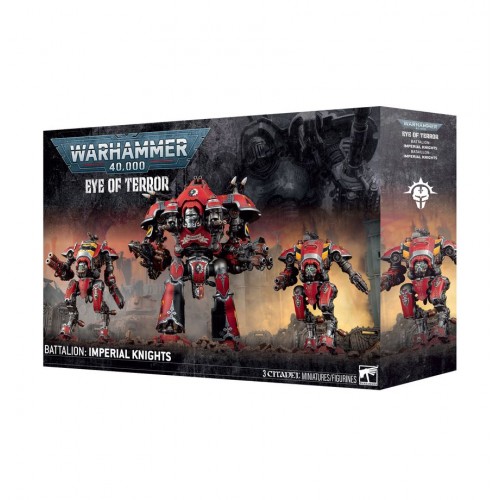Warhammer 40,000 - Eye of Terror - Battalion: Imperial Knights Warhammer 40,000 - Eye of Terror - Battalion: Imperial Knights, Imperial Knights stride into battle as gods of war, mighty machines fused with the skill and experience of proud warriors