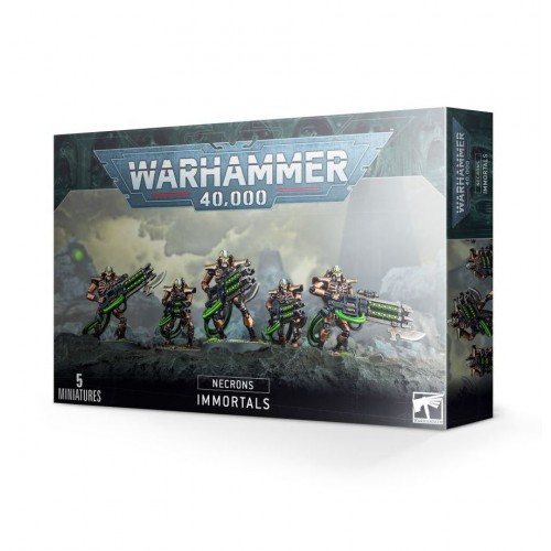 Necrons Immortals Necrons Immortals, Step into the fray as the shock troops of the Necron army with the Necron Immortals