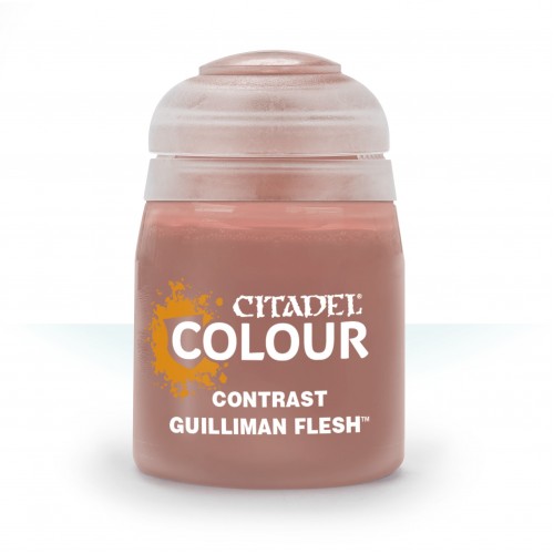 CITADEL PAINT - CONTRAST: GUILLIMAN FLESH (18ML), Bring rich warm flesh tones and effortless depth to your miniatures