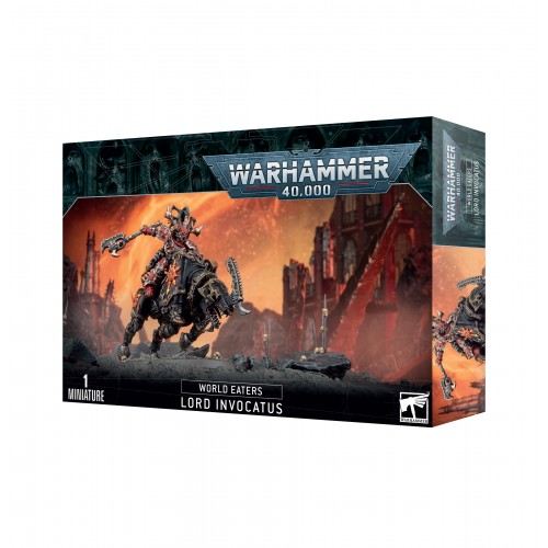 Warhammer 40,000 - World Eaters Lord Invocatus, Lord Invocatus is a master of swift raids, devastating counter-attacks, and relentless hit-and-run strategies
