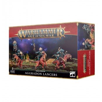 Warhammer Age of Sigmar - Seraphon Aggradon Lancers