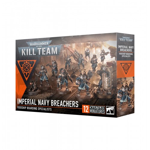 Warhammer 40,000 /KILL TEAM - Imperial Navy Breachers Voidship Boarding Specialists Warhammer 40,000 /KILL TEAM - Imperial Navy Breachers Voidship Boarding Specialists, Step into intense close-quarters warfare with an elite boarding squad trained for combat in the most confined and hostile environments