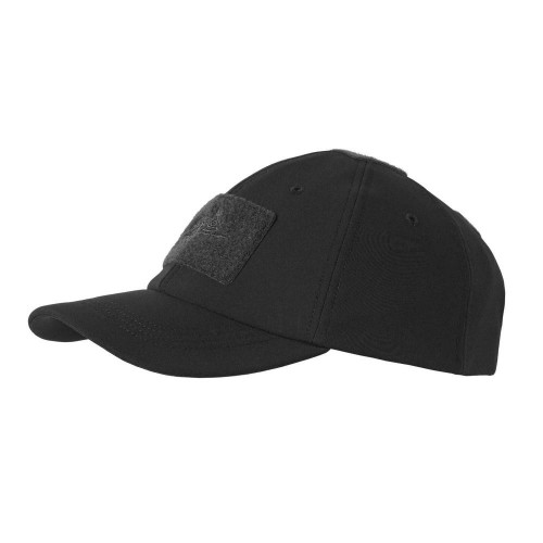 Helikon Winter Baseball Cap (Shark Skin) (BK), Adjustable winter baseball cap equipped with a set of soft Velcro panels for ID/morale patches and other items