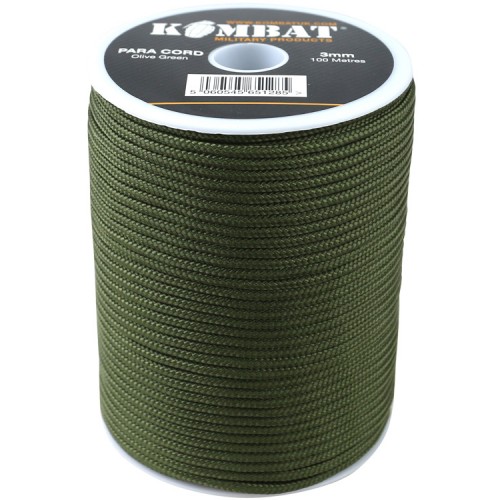 Paracord Reel 3mm (100m) (OD), Paracrod is incredibly useful, thanks to its low profile, and high strength